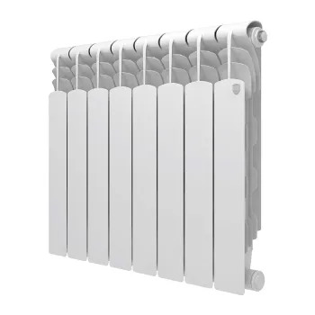 Изображение товара Биметаллический радиатор Royal Thermo Revolution 8 секций, 500 мм, Белый Изображение товара Биметаллический радиатор Royal Thermo Revolution 8 секций, 500 мм, Белый