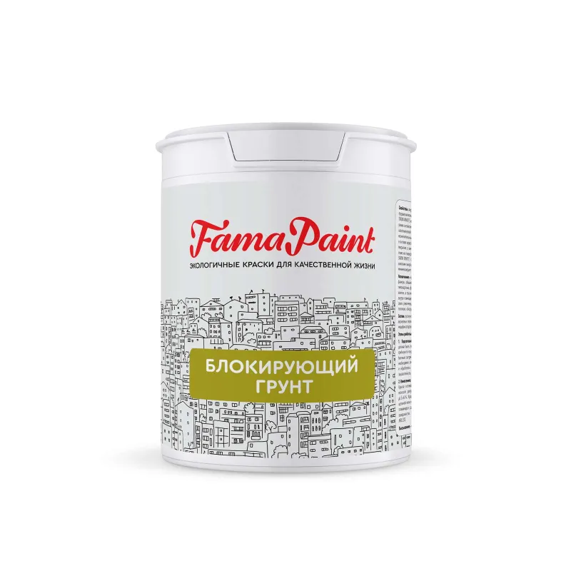 Грунт блокирующий Fama Paint бесцветный 1л_1