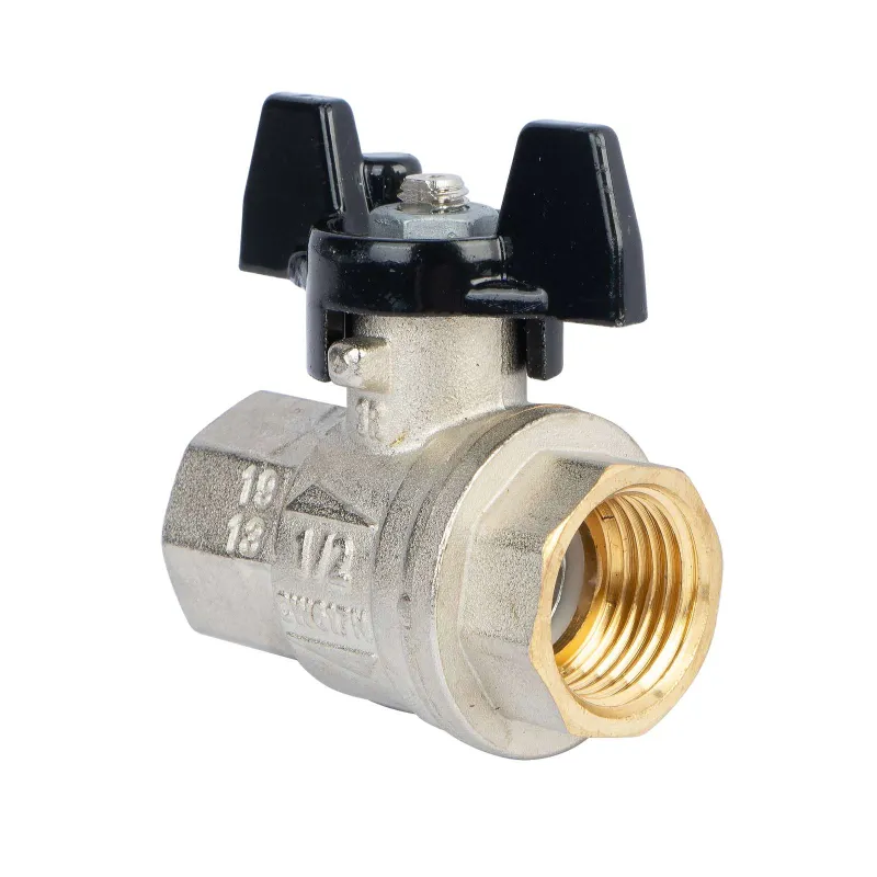 Кран шаровый Italica Rub ВР 1/2" усиленный бабочка_1