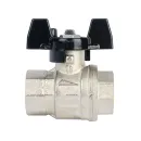 Кран шаровый Italica Rub ВР 3/4" усиленный бабочка_2