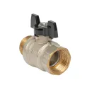 Кран шаровый Italica Rub НР-ВР 1" усиленный бабочка_3