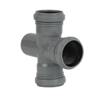 Изображение товара Крестовина канализационная 50х50х50мм 87° RTP Изображение товара Крестовина канализационная 50х50х50мм 87° RTP