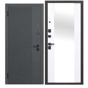 Изображение товара Входная металлическая дверь Ferroni Флорида с зеркалом 960 мм левая черная Изображение товара Входная металлическая дверь Ferroni Флорида с зеркалом 960 мм левая черная