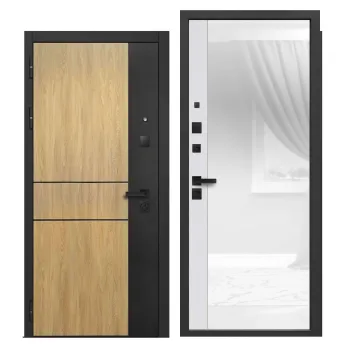 Изображение товара Металлическая входная дверь Ferroni Smart 2 дуб мадейра янтарь стекло лакобель 860мм Изображение товара Металлическая входная дверь Ferroni Smart 2 дуб мадейра янтарь стекло лакобель 860мм