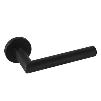 Изображение товара Ручка дверная черная Аллюр из нержавеющей стали Изображение товара Ручка дверная черная Аллюр из нержавеющей стали