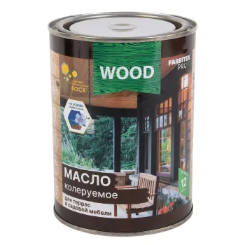 Изображение товара Масло для террас и садовой мебели Farbitex махагон 0,75л Изображение товара Масло для террас и садовой мебели Farbitex махагон 0,75л