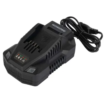 Изображение товара Быстрое зарядное устройство Workpro WP396006 20В 4,5А для Li-Ion аккумуляторов Изображение товара Быстрое зарядное устройство Workpro WP396006 20В 4,5А для Li-Ion аккумуляторов