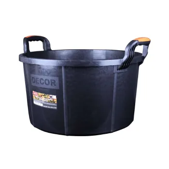 Изображение товара Кадка строительная 50л круглая усиленная Decor прочная и надежная Изображение товара Кадка строительная 50л круглая усиленная Decor прочная и надежная