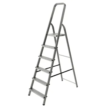 Изображение товара Стремянка стальная 6 ступеней 1,26м Новая Высота Изображение товара Стремянка стальная 6 ступеней 1,26м Новая Высота