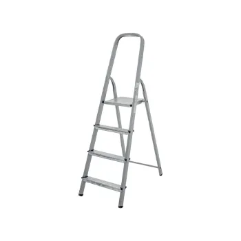 Изображение товара Стремянка стальная 4 ступени 0,82м Новая высота высокая надежность Изображение товара Стремянка стальная 4 ступени 0,82м Новая высота высокая надежность