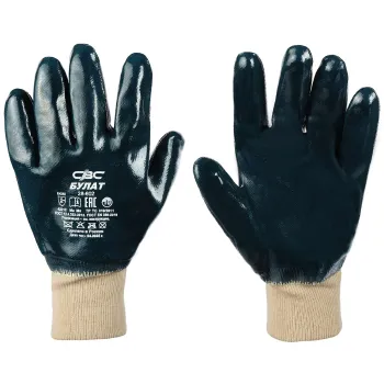 Изображение товара Перчатки маслобензостойкие с нитрильным покрытием СВС Изображение товара Перчатки маслобензостойкие с нитрильным покрытием СВС