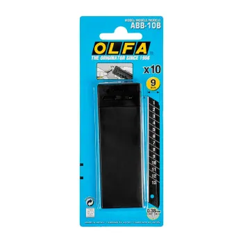 Лезвия для ножей Olfa Black Max 9 мм 10 шт