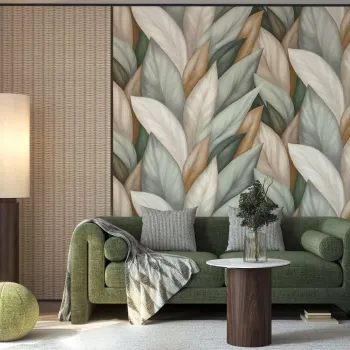 Обои виниловые на флизелине TrendColor Trend Nature зеленый ТС72480-72