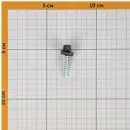 Саморез кровельный 4,8х29мм серый графит (RAL 7024) 25шт Rizzel_4
