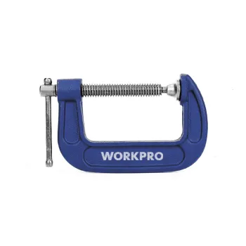 Изображение товара Струбцина G-образная Workpro 75 мм для дерева и металла Изображение товара Струбцина G-образная Workpro 75 мм для дерева и металла