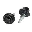 Саморез кровельный 5,5х19мм чёрный (Ral 9005) 250шт Daxmer_3