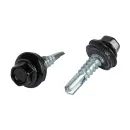 Саморез кровельный 5,5х25мм чёрный (Ral 9005) 250шт Daxmer_3