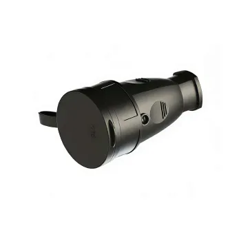 Изображение товара Переносная розетка БелСвет с защитной крышкой IP44 16А 250В черная Изображение товара Переносная розетка БелСвет с защитной крышкой IP44 16А 250В черная