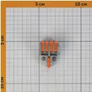 Клемма строительно-монтажная 0,8-4мм² проходная 1/4 с рычажком MaxConnect 4шт_4