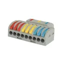 Клемма монтажная проходная 3/9 до 4мм² c рычажком 222-439 2шт MaxConnect_1