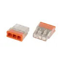 Клемма быстрозажимная компактная 3 отверстия до 2,5мм² 2273-203 20шт MaxConnect_3