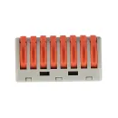 Клемма строительно-монтажная 8-ми проводная 0,14-4 мм² с рычажком 4шт MaxConnect_2