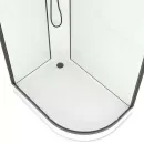 Душевая кабина левая Domani-spa Delight Slim низкий поддон 120х80см стекло матовое 4м_3