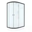 Душевая кабина правая Domani-spa Delight Slim низкий поддон 120х80см стекло матовое 4мм_1