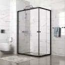 Душевой уголок Domani-spa Cube 120х80см стекло прозрачное 4мм_2