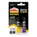 Изображение товара Клей+Антиклей секундный СуперМомент Комбо 7г