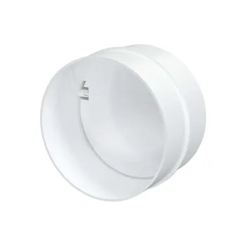 Изображение товара Соединитель круглый с обратным клапаном Era 100 мм для вентиляционных систем Изображение товара Соединитель круглый с обратным клапаном Era 100 мм для вентиляционных систем