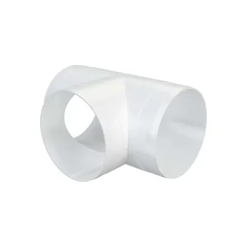 Изображение товара Тройник круглый Era 100 мм для вентиляционных систем пластиковый Изображение товара Тройник круглый Era 100 мм для вентиляционных систем пластиковый