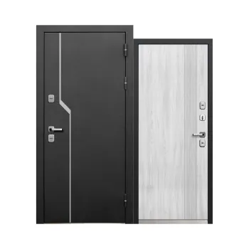 Изображение товара Входная дверь Luxor Термо 1 букле черный белый 960 мм правая Изображение товара Входная дверь Luxor Термо 1 букле черный белый 960 мм правая