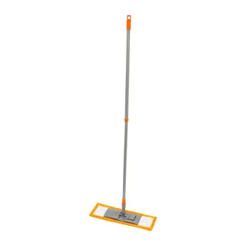 Изображение товара Швабра OfficeClean телескопическая 120 см насадка микрофибра 40 см Изображение товара Швабра OfficeClean телескопическая 120 см насадка микрофибра 40 см
