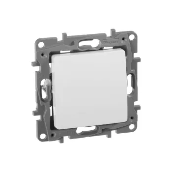 Изображение товара Legrand Etika проходной одноклавишный выключатель белый IP20 Изображение товара Legrand Etika проходной одноклавишный выключатель белый IP20