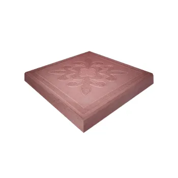 Изображение товара Плитка тротуарная Краковская 300x300x30мм красная для пешеходных зон Изображение товара Плитка тротуарная Краковская 300x300x30мм красная для пешеходных зон