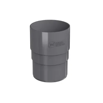 Изображение товара Муфта трубы ТЕХНОНИКОЛЬ серый для водосточной системы Изображение товара Муфта трубы ТЕХНОНИКОЛЬ серый для водосточной системы