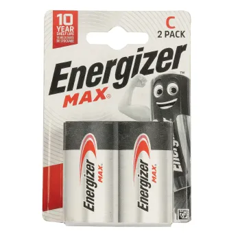 Изображение товара Батарейка алкалиновая Energizer Мах C 2 шт Изображение товара Батарейка алкалиновая Energizer Мах C 2 шт