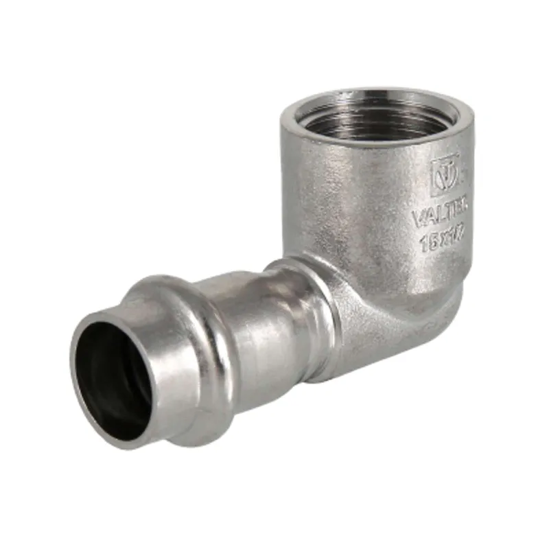 Угольник пресс Valtec 90° 22х1/2" ВР нержавеющая сталь_1