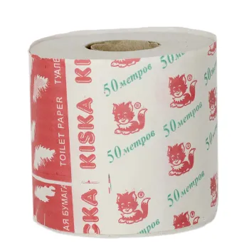 Изображение товара Бумага туалетная со втулкой 1 слойная Изображение товара Бумага туалетная со втулкой 1 слойная