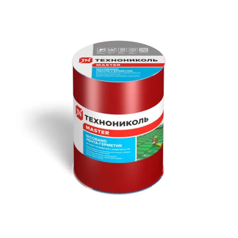 Лента самоклеящаяся Nicoband 3 м x 15 см красная_1
