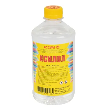 Изображение товара Ксилол 0.5 л ТУ растворитель для лакокрасочных материалов Изображение товара Ксилол 0.5 л ТУ растворитель для лакокрасочных материалов