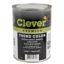 Изображение товара Эмаль акриловая универсальная Clever черная полуматовая 1кг