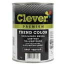 Эмаль акриловая универсальная Clever черная полуматовая 1кг_3
