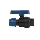 Кран шаровой ПНД компрессионный 20х1/2" ВР_2