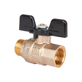 Изображение товара Кран шаровой Stout НР-ВР 1/2 усиленный бабочка - надежное решение для водопровода Изображение товара Кран шаровой Stout НР-ВР 1/2 усиленный бабочка - надежное решение для водопровода