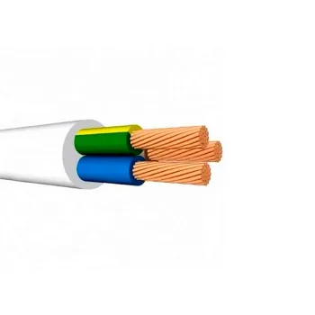 Изображение товара Провод ПВС 3х4 ГОСТ белый 80м для бытовой и промышленной электроподачи Изображение товара Провод ПВС 3х4 ГОСТ белый 80м для бытовой и промышленной электроподачи