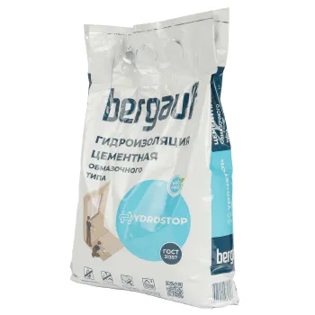 Изображение товара Гидроизоляция цементная Bergauf Hydrostop, 5 кг Изображение товара Гидроизоляция цементная Bergauf Hydrostop, 5 кг