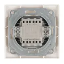 Выключатель одноклавишный Кварта белый IP20 IEK_4