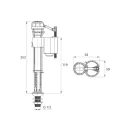 Клапан впускной Iddis F012400-07 нижний подвод_2